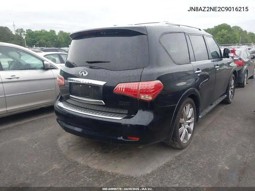 2012 Infiniti Qx56 VIN: JN8AZ2NE2C9016215 Lot: 44998778