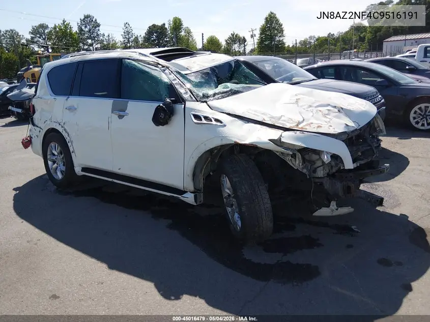 2012 Infiniti Qx56 VIN: JN8AZ2NF4C9516191 Lot: 45016479