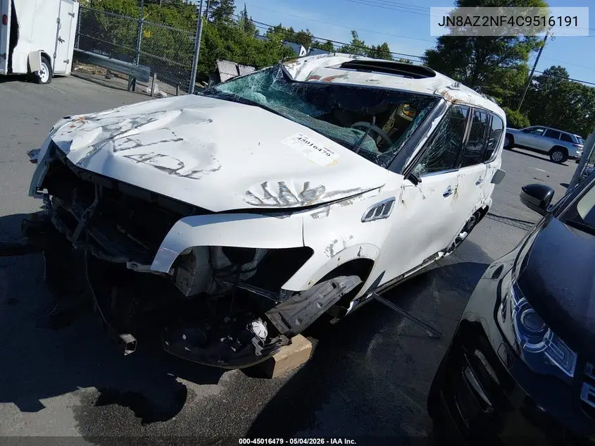 2012 Infiniti Qx56 VIN: JN8AZ2NF4C9516191 Lot: 45016479