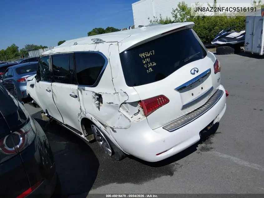 2012 Infiniti Qx56 VIN: JN8AZ2NF4C9516191 Lot: 45016479