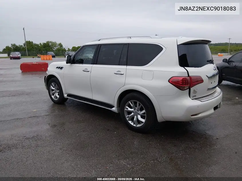 2012 Infiniti Qx56 VIN: JN8AZ2NEXC9018083 Lot: 45022069