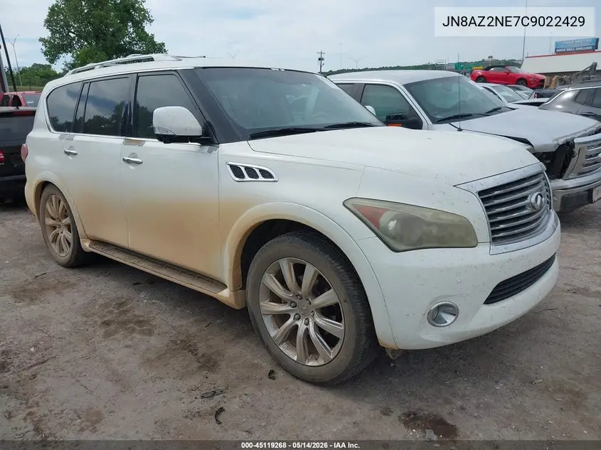 2012 Infiniti Qx56 VIN: JN8AZ2NE7C9022429 Lot: 45119268