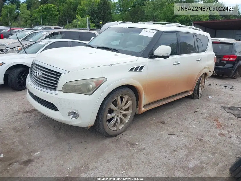 2012 Infiniti Qx56 VIN: JN8AZ2NE7C9022429 Lot: 45119268
