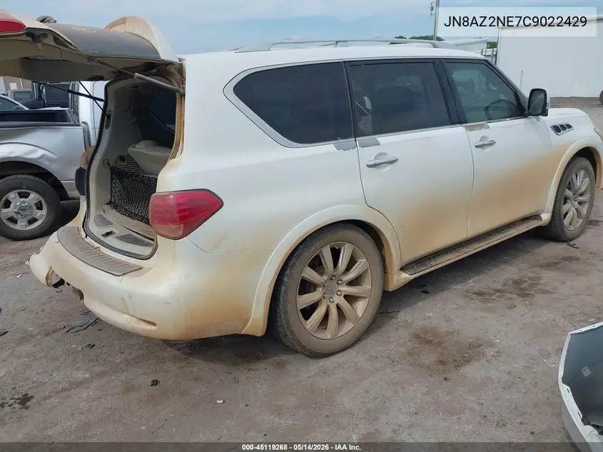2012 Infiniti Qx56 VIN: JN8AZ2NE7C9022429 Lot: 45119268