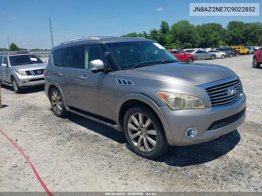 2012 Infiniti Qx56 VIN: JN8AZ2NE7C9022852 Lot: 45162218