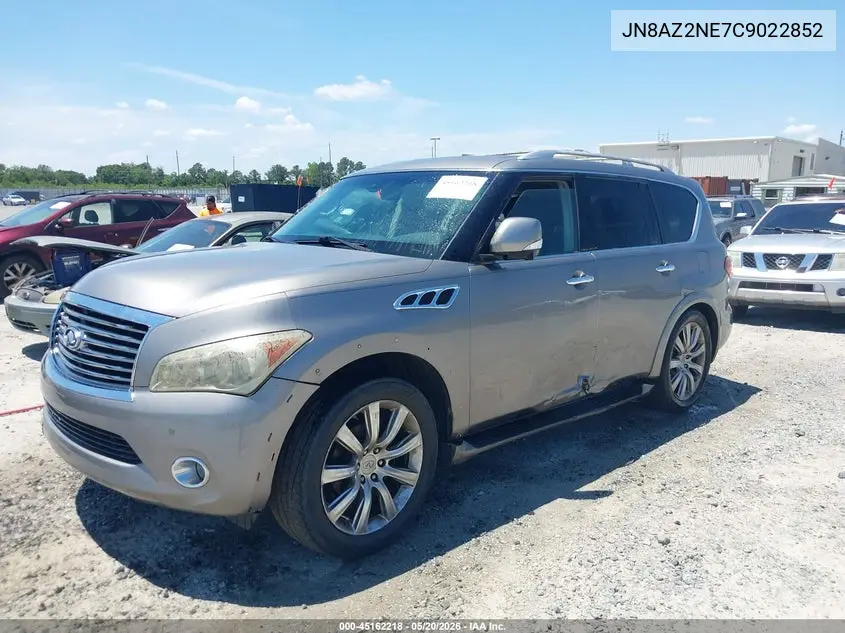 2012 Infiniti Qx56 VIN: JN8AZ2NE7C9022852 Lot: 45162218