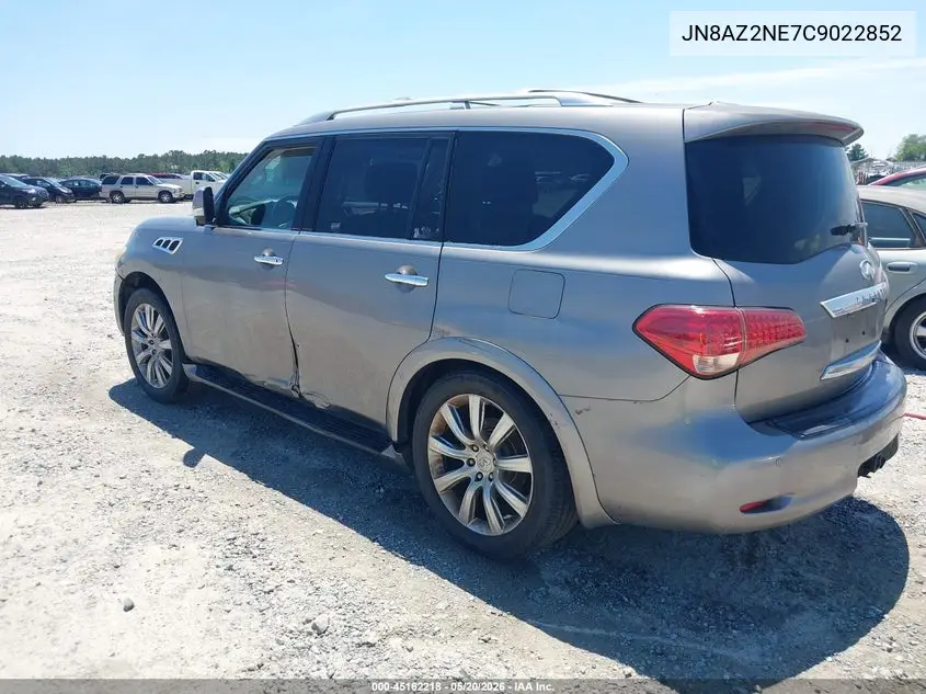 2012 Infiniti Qx56 VIN: JN8AZ2NE7C9022852 Lot: 45162218