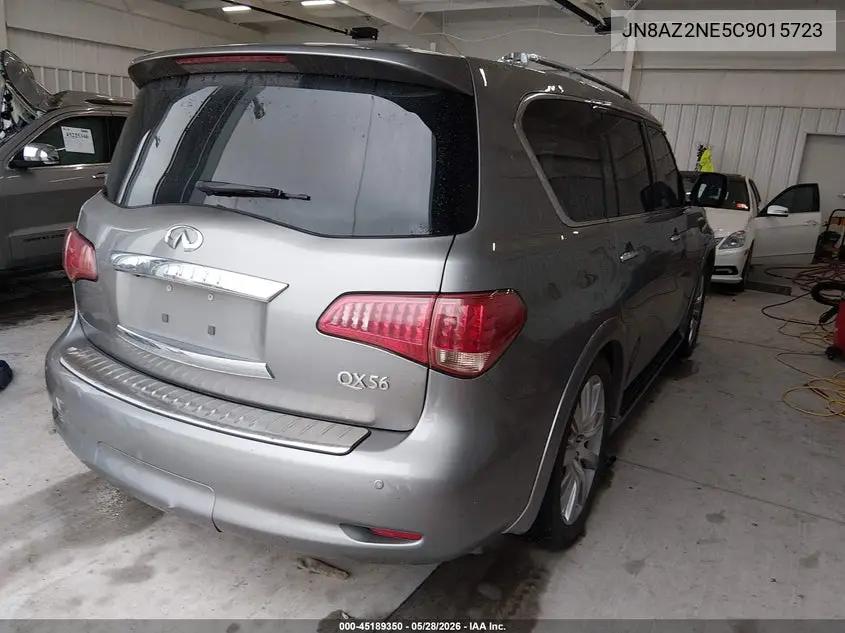 2012 Infiniti Qx56 VIN: JN8AZ2NE5C9015723 Lot: 45189350