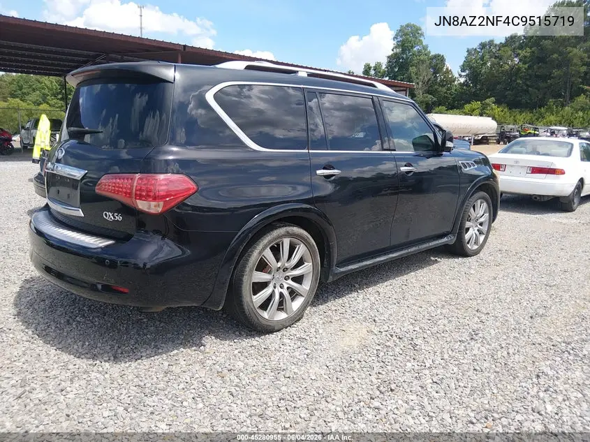 2012 Infiniti Qx56 VIN: JN8AZ2NF4C9515719 Lot: 45280955