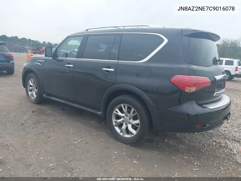2012 Infiniti Qx56 VIN: JN8AZ2NE7C9016078 Lot: 45314360