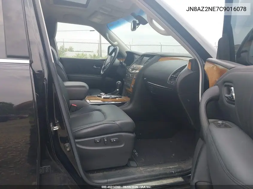 2012 Infiniti Qx56 VIN: JN8AZ2NE7C9016078 Lot: 45314360
