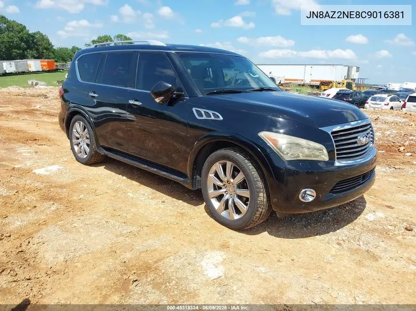 2012 Infiniti Qx56 VIN: JN8AZ2NE8C9016381 Lot: 45318334