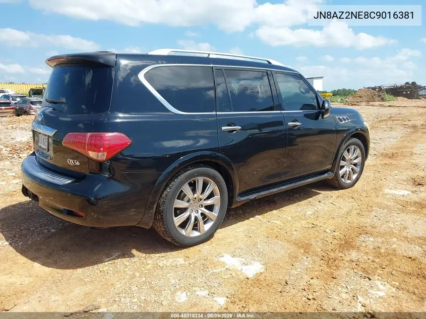 2012 Infiniti Qx56 VIN: JN8AZ2NE8C9016381 Lot: 45318334