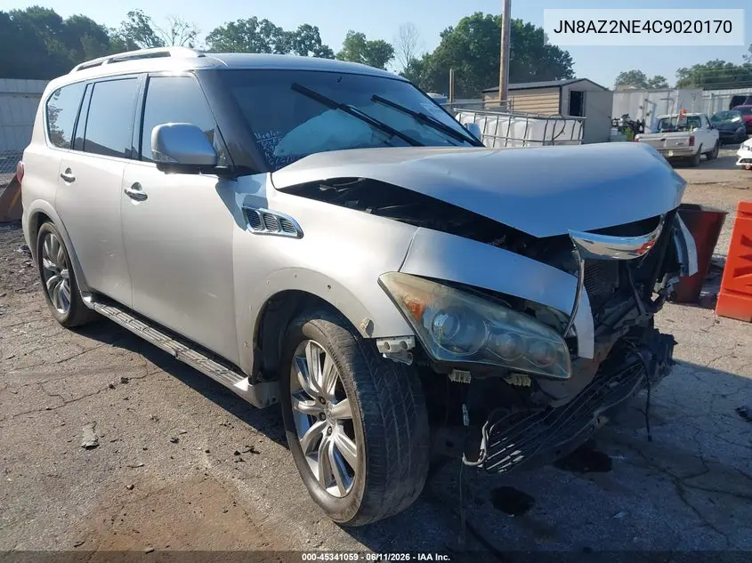 2012 Infiniti Qx56 VIN: JN8AZ2NE4C9020170 Lot: 45341059