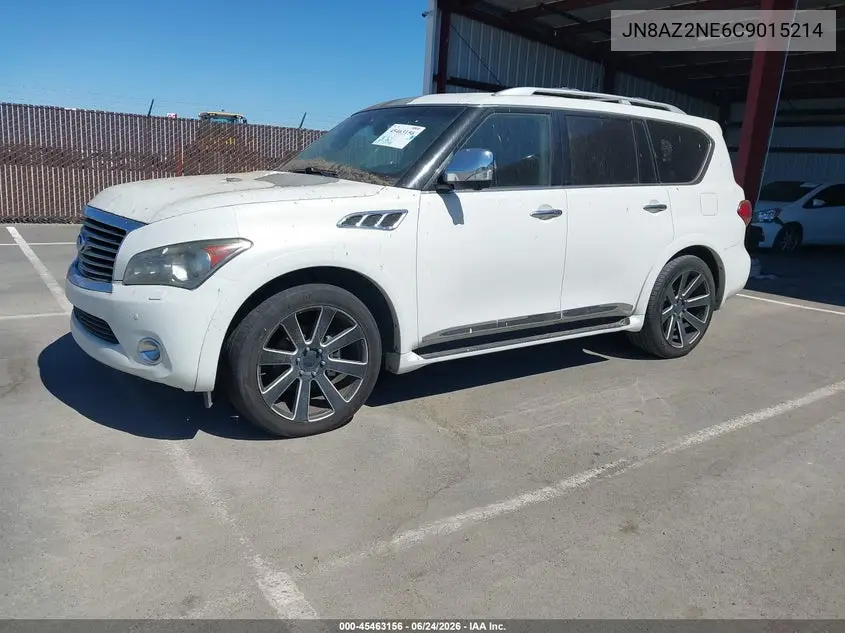 2012 Infiniti Qx56 VIN: JN8AZ2NE6C9015214 Lot: 45463156