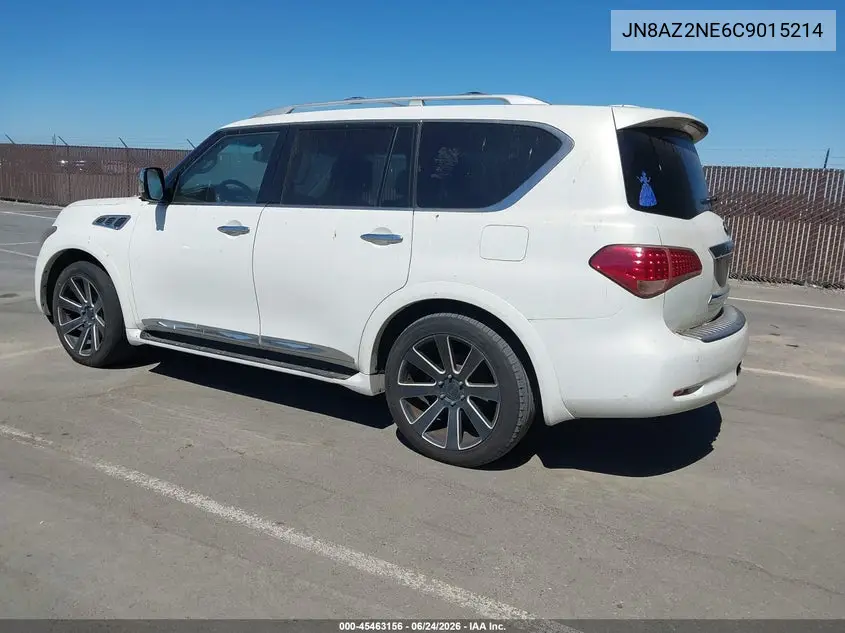 2012 Infiniti Qx56 VIN: JN8AZ2NE6C9015214 Lot: 45463156