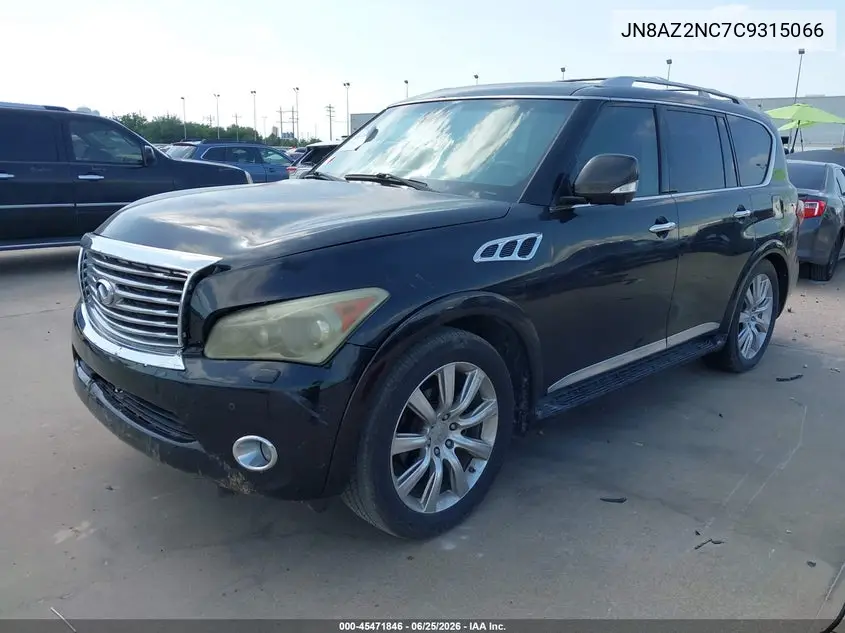 2012 Infiniti Qx56 VIN: JN8AZ2NC7C9315066 Lot: 45471846