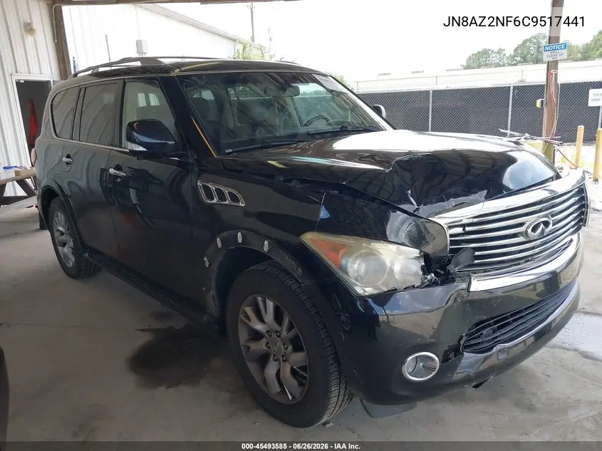 2012 Infiniti Qx56 VIN: JN8AZ2NF6C9517441 Lot: 45493585