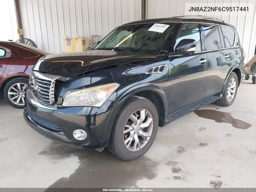 2012 Infiniti Qx56 VIN: JN8AZ2NF6C9517441 Lot: 45493585