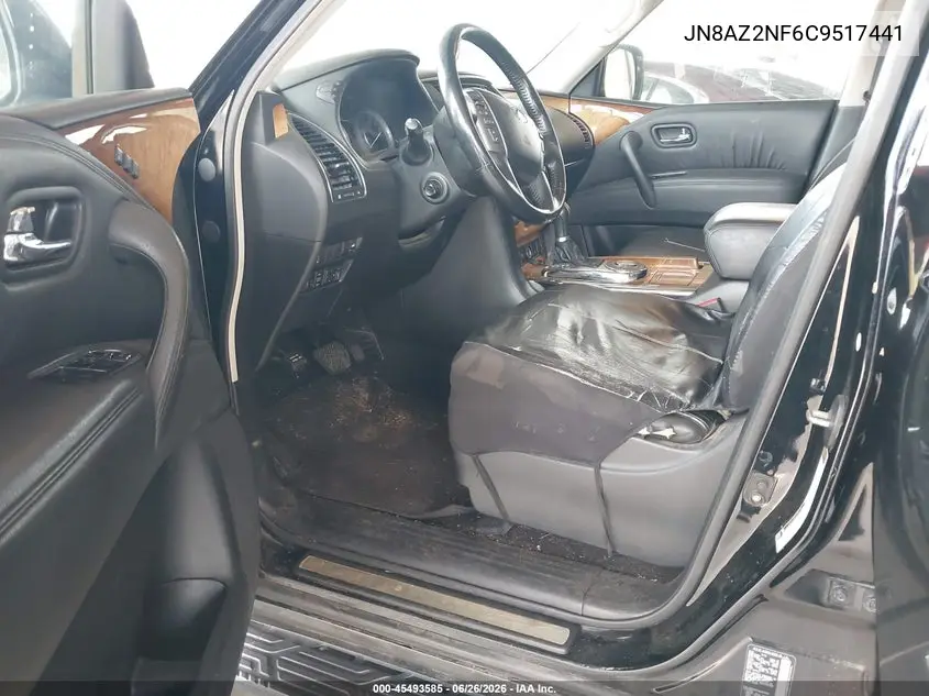 2012 Infiniti Qx56 VIN: JN8AZ2NF6C9517441 Lot: 45493585