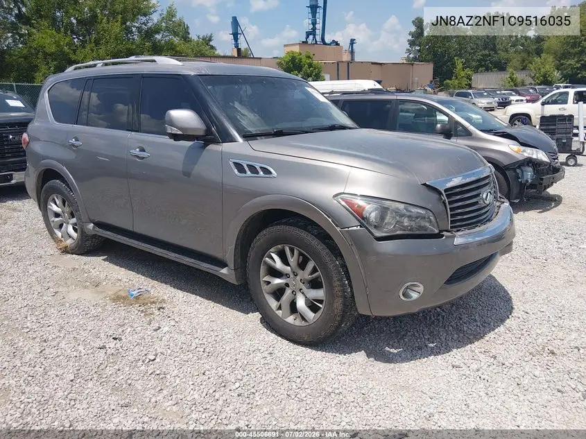 2012 Infiniti Qx56 VIN: JN8AZ2NF1C9516035 Lot: 45506691
