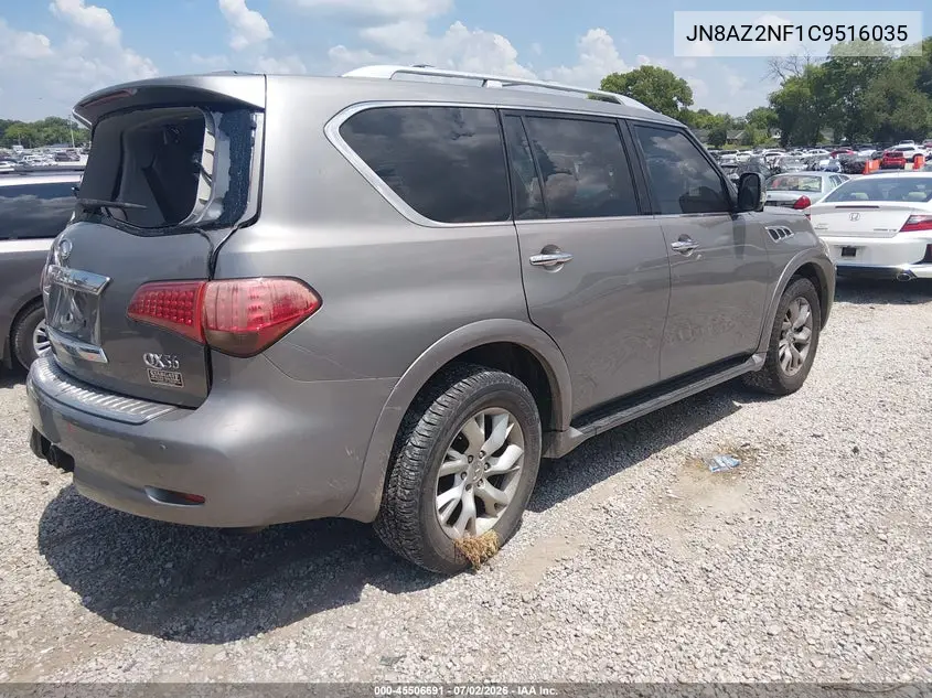 2012 Infiniti Qx56 VIN: JN8AZ2NF1C9516035 Lot: 45506691