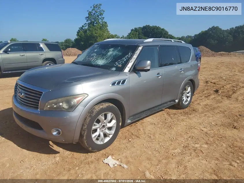 2012 Infiniti Qx56 VIN: JN8AZ2NE8C9016770 Lot: 45527002