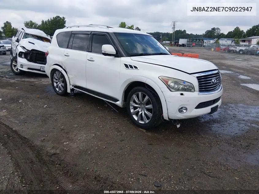 2012 Infiniti Qx56 VIN: JN8AZ2NE7C9022947 Lot: 45572965