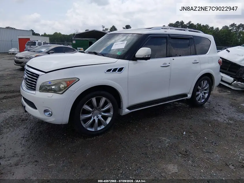2012 Infiniti Qx56 VIN: JN8AZ2NE7C9022947 Lot: 45572965