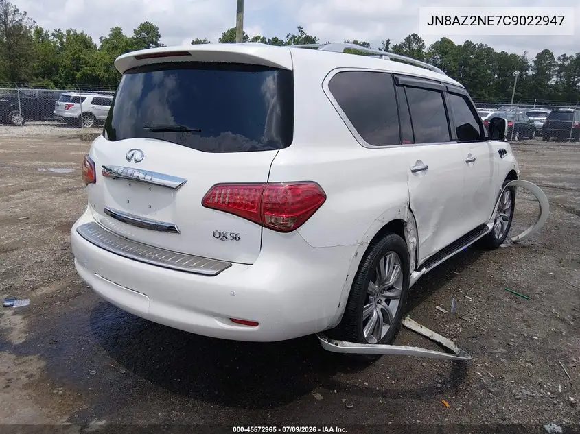 2012 Infiniti Qx56 VIN: JN8AZ2NE7C9022947 Lot: 45572965