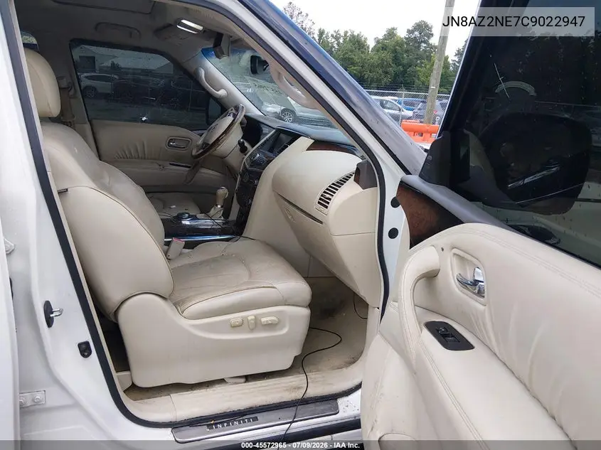 2012 Infiniti Qx56 VIN: JN8AZ2NE7C9022947 Lot: 45572965