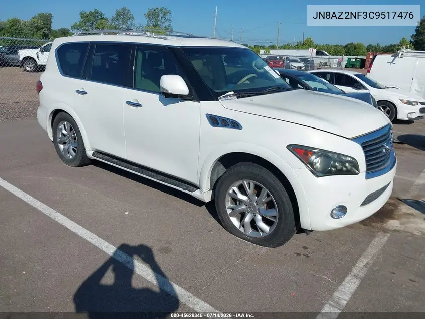 2012 Infiniti Qx56 VIN: JN8AZ2NF3C9517476 Lot: 45628345
