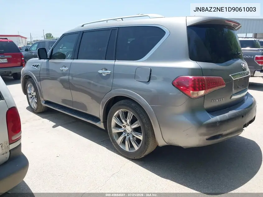 2013 Infiniti Qx56 VIN: JN8AZ2NE1D9061003 Lot: 45664551
