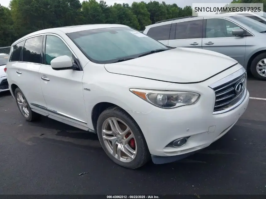 5N1CL0MMXEC517325 2014 Infiniti Qx60 Hybrid
