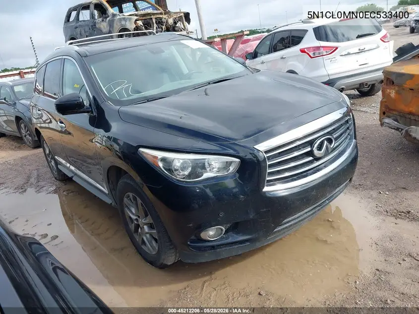 5N1CL0MN0EC533400 2014 Infiniti Qx60 Hybrid