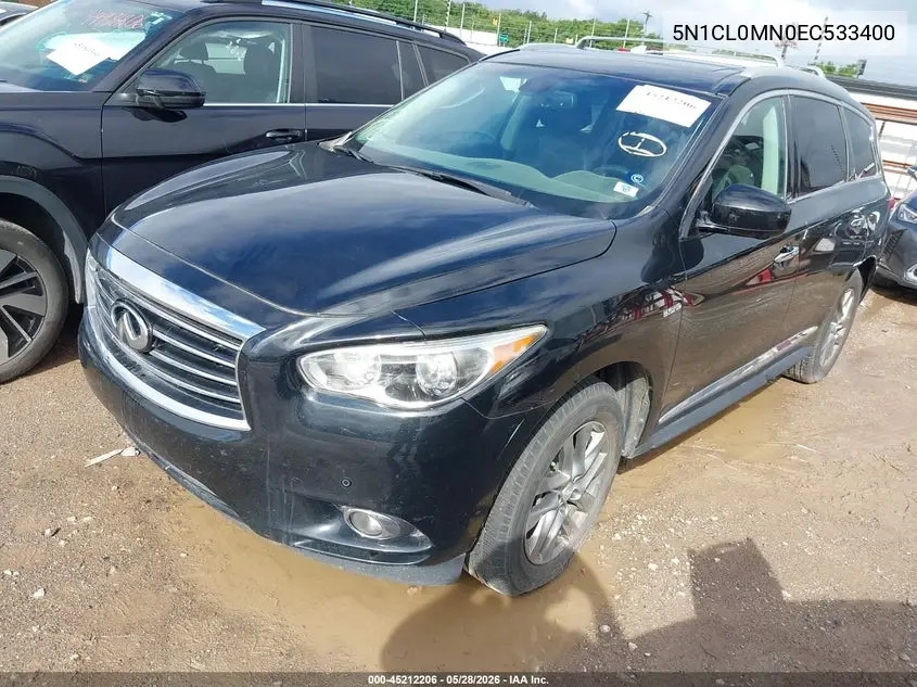 5N1CL0MN0EC533400 2014 Infiniti Qx60 Hybrid