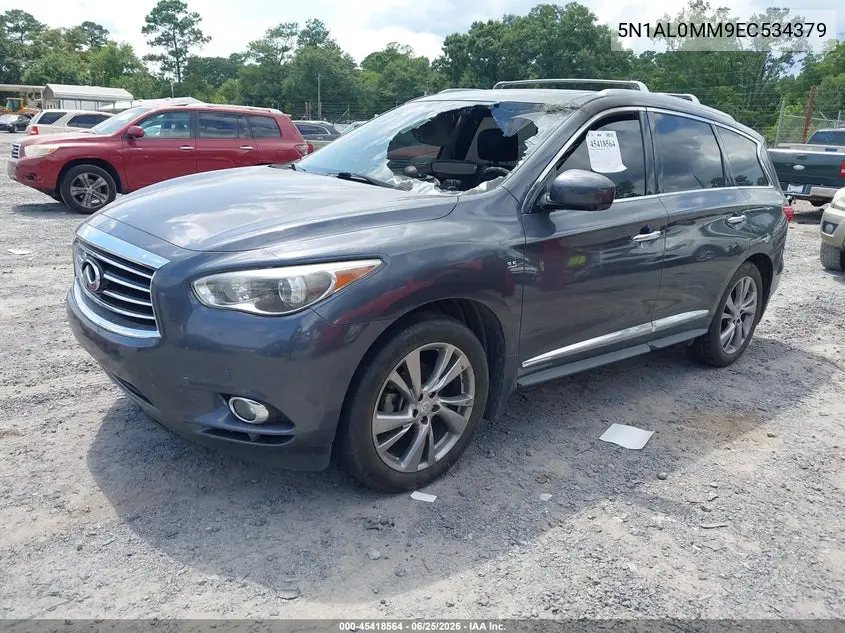 2014 Infiniti Qx60 VIN: 5N1AL0MM9EC534379 Lot: 45418564