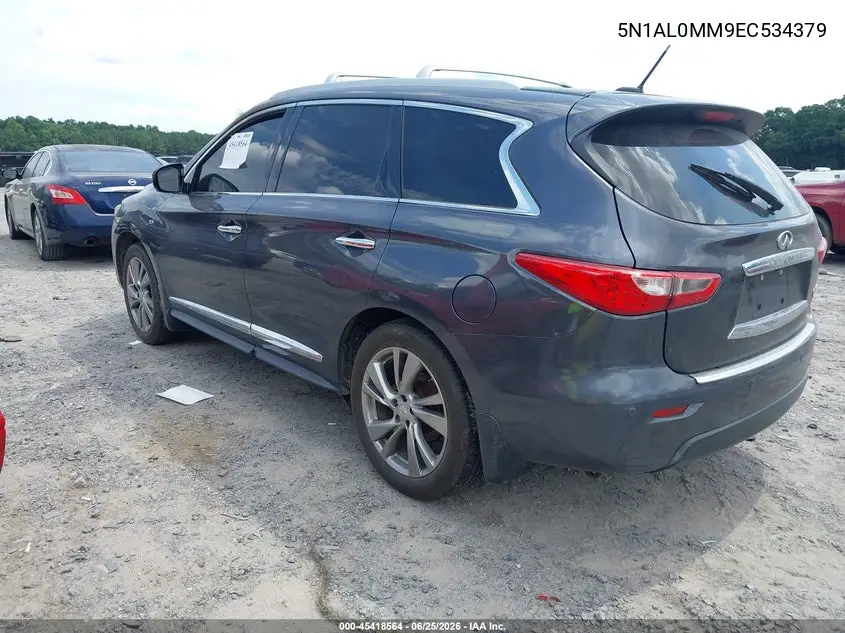 2014 Infiniti Qx60 VIN: 5N1AL0MM9EC534379 Lot: 45418564