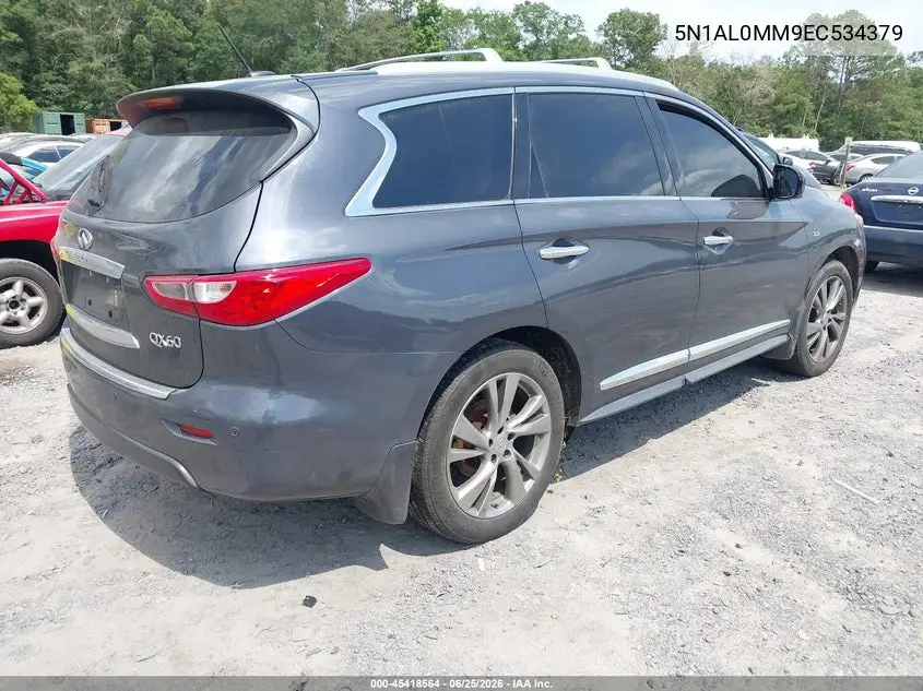 2014 Infiniti Qx60 VIN: 5N1AL0MM9EC534379 Lot: 45418564