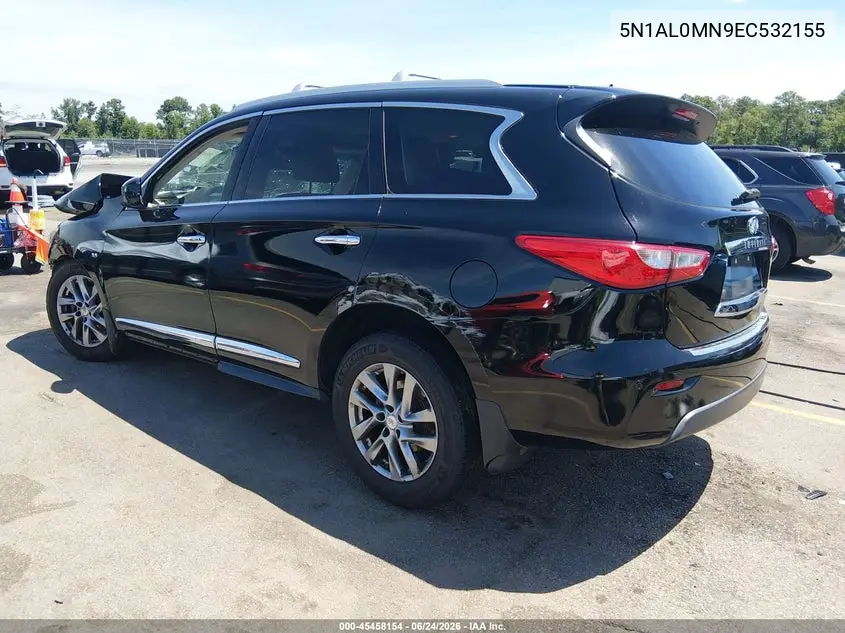 2014 Infiniti Qx60 VIN: 5N1AL0MN9EC532155 Lot: 45458154