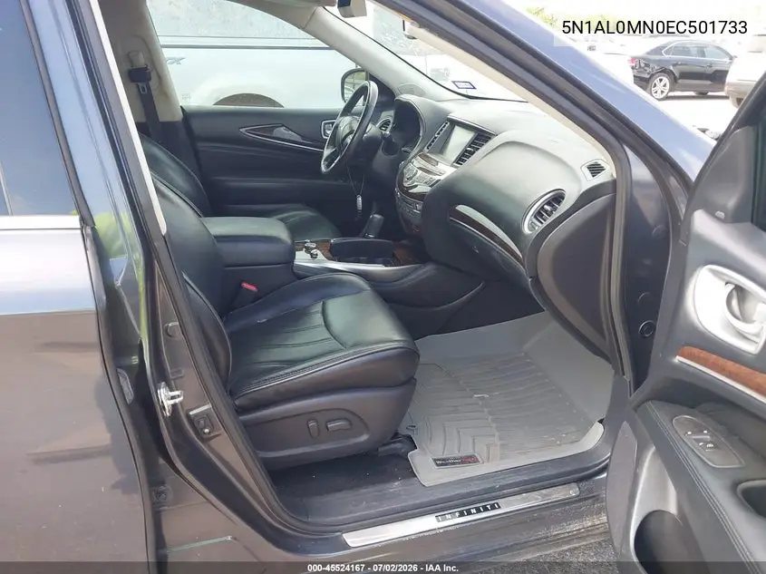 2014 Infiniti Qx60 VIN: 5N1AL0MN0EC501733 Lot: 45524167