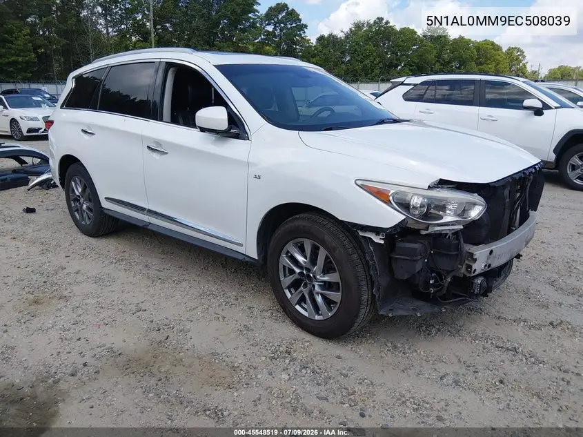 2014 Infiniti Qx60 VIN: 5N1AL0MM9EC508039 Lot: 45548519