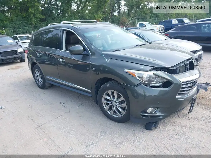 2014 Infiniti Qx60 VIN: 5N1AL0MM9EC508560 Lot: 45569689
