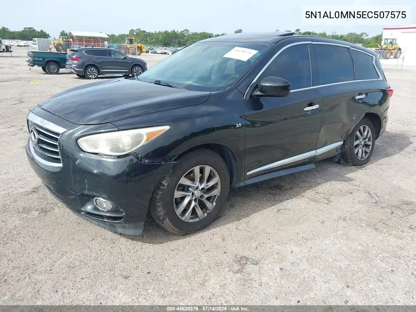 2014 Infiniti Qx60 VIN: 5N1AL0MN5EC507575 Lot: 45628376