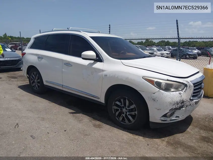 2014 Infiniti Qx60 VIN: 5N1AL0MN7EC529366 Lot: 45629209