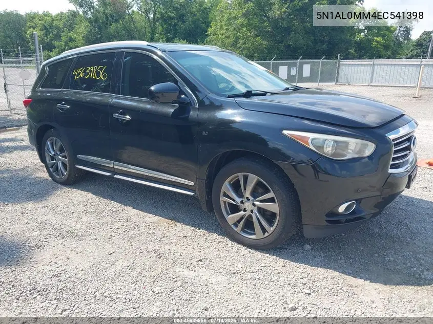 2014 Infiniti Qx60 VIN: 5N1AL0MM4EC541398 Lot: 45639856