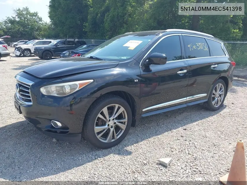 2014 Infiniti Qx60 VIN: 5N1AL0MM4EC541398 Lot: 45639856