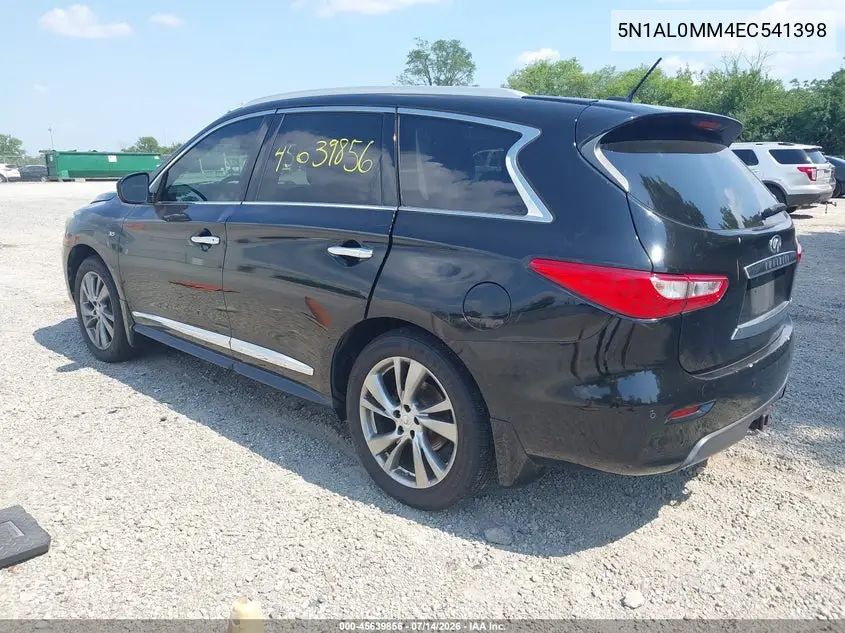 2014 Infiniti Qx60 VIN: 5N1AL0MM4EC541398 Lot: 45639856