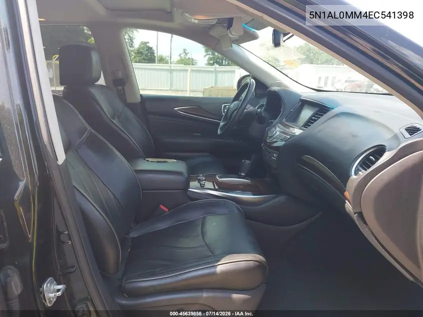 2014 Infiniti Qx60 VIN: 5N1AL0MM4EC541398 Lot: 45639856