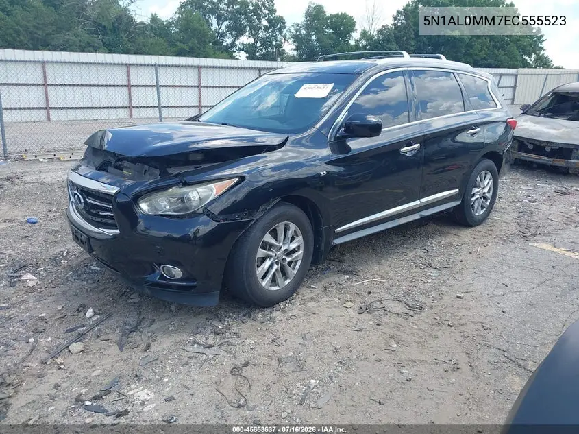 2014 Infiniti Qx60 VIN: 5N1AL0MM7EC555523 Lot: 45653637